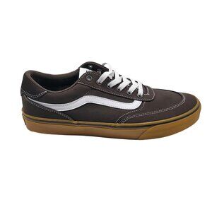 Vans Brooklyn LS Shoes Mens Size 10.5 Skate Canvas Gum Turkish Coffee Sneakers